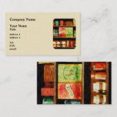 Specerijen op schaal visitekaartje (Voorkant / Achterkant)