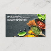 Specerijen op Spoons Visitekaartje (Achterkant)