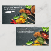 Specerijen op Spoons Visitekaartje (Voorkant / Achterkant)