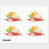 Specerijen Rechthoekige Sticker (Vel)