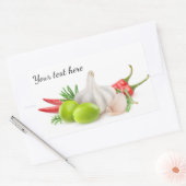 Specerijen Rechthoekige Sticker (Envelop)