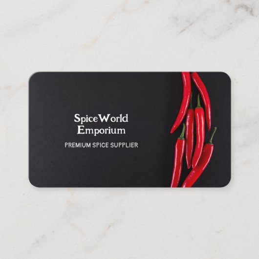Specerijen Visitekaartje (Voorkant)