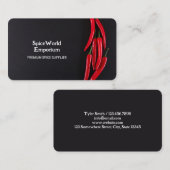 Specerijen Visitekaartje (Voorkant / Achterkant)