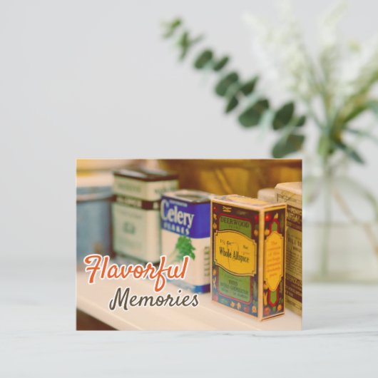 specerijtinten briefkaart (Staand voorkant)