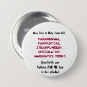 SpecFicDB Ronde Button 7,6 Cm (Voorkant /achterkant)