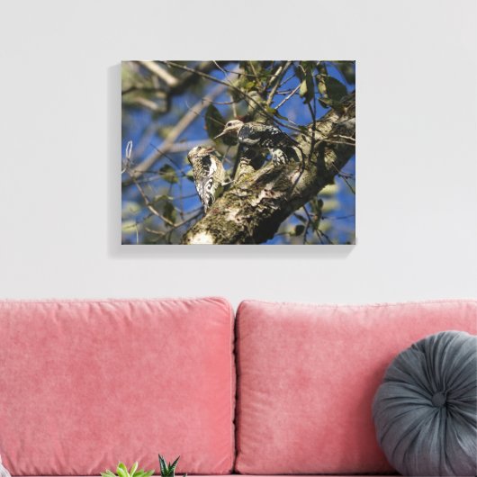 specht canvas afdruk (Insitu (Woonkamer))