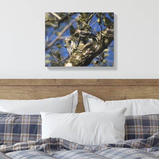 specht canvas afdruk (Insitu (Slaapkamer))