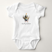 specht Cute baby vogel Baby Body Romper (Voorkant)