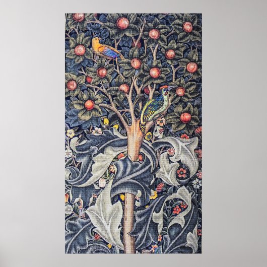  specht Floral Tapestry William Morris Poster (Voorkant)