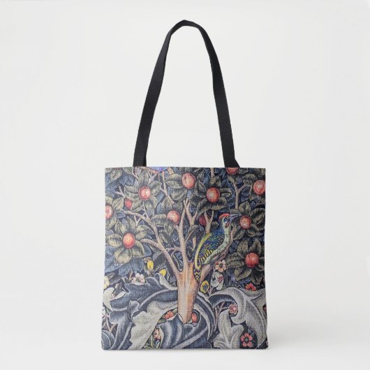  specht Floral Tapestry William Morris Tote Bag (Voorkant)