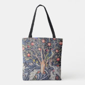  specht Floral Tapestry William Morris Tote Bag (Achterkant)