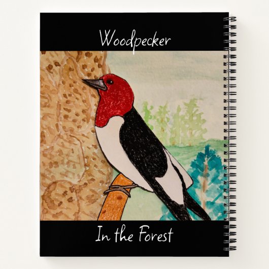 Specht in het Zwarte Woud Notitieboek (Achterkant)