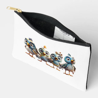 specht Schattige baby vogel Print Cut Naaien Klein Etui