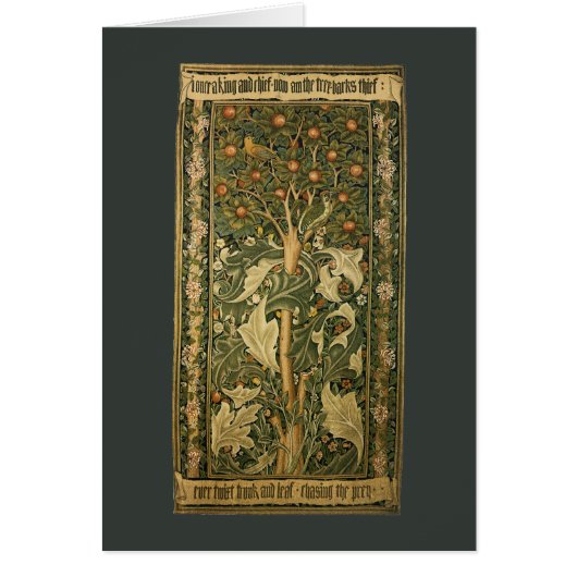 Specht van William Morris, Vintage Textielkunst (Voorkant)