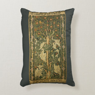 Specht van William Morris, Vintage Textielkunst Accent Kussen