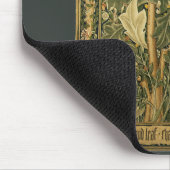 Specht van William Morris, Vintage Textielkunst Muismat (Hoek)