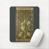 Specht van William Morris, Vintage Textielkunst Muismat (Met muis)