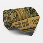 Specht van William Morris, Vintage Textielkunst Stropdas (Opgerold)
