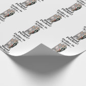 Specht vogel grappige verjaardag cadeaupapier (Hoek)