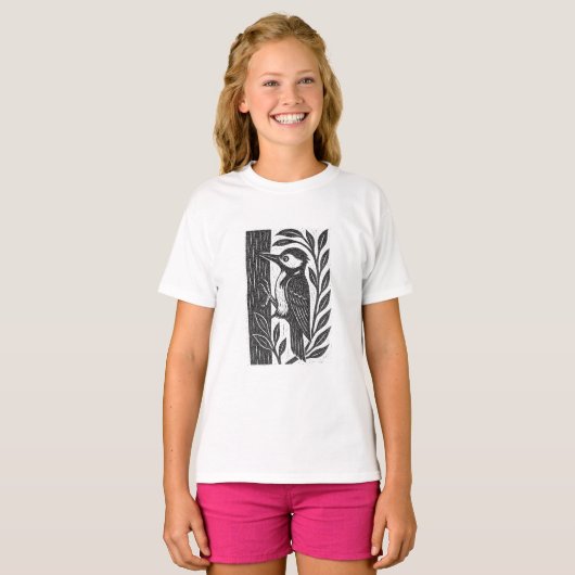 Specht/Woodpecker T-shirt (Voorkant volledig)
