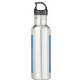 Spechten poseren op een paal waterfles (Achterkant)