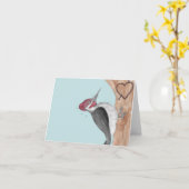 Spechtenliefde  kaart (Gele Bloem)