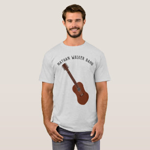 Speciaal 12-Koord Guitartiesten of Band T-shirt