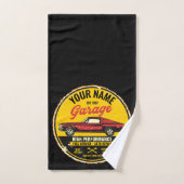 Speciaal 1967 Fastback Red Classic Car Garage Bad Handdoek (Handdoek)