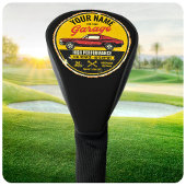 Speciaal 1967 Fastback Red Classic Car Garage Golfheadcover