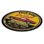 Speciaal 1967 Fastback Red Classic Car Garage Snijplank (Hoek)