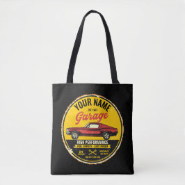 Speciaal 1967 Fastback Red Classic Car Garage Tote Bag
