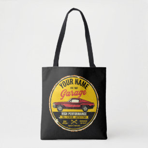 Speciaal 1967 Fastback Red Classic Car Garage Tote Bag