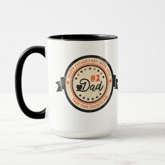 Speciaal #1  label voor DAD Mok (Links)