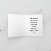 Speciaal 1e Moederdag Wenskaart Kaart (Binnen)