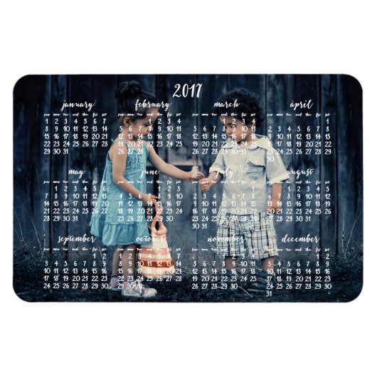 Speciaal 2017 Magnetisch Agenda 4x6 Magneet (Horizontaal)