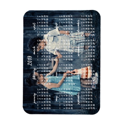 Speciaal 2019 Magnetisch Agenda 3x4 Magneet (Verticaal)