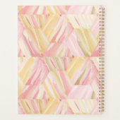 Speciaal 2021 Abstract kunstpatroonroonroos Gold Planner (Achterkant)