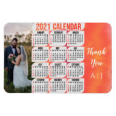 Speciaal 2021 Photo Magnetic Fridge Calendar M Magneet (Horizontaal)