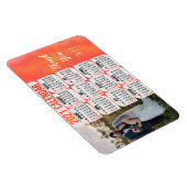 Speciaal 2021 Photo Magnetic Fridge Calendar M Magneet (Rechterzijde)