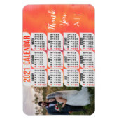 Speciaal 2021 Photo Magnetic Fridge Calendar M Magneet (Verticaal)