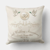 Speciaal 30 jaar Jubileum cadeau voor vrouw Kussen (Achterkant)