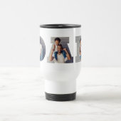 Speciaal 3-Foto "Pap" Cutout Typografie Reisbeker (Center)