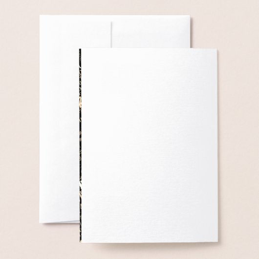 Speciaal 40e geboortedag fotoMonogram Folie Kaarten (Met envelop)