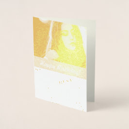 Speciaal 40e geboortedag fotoMonogram Folie Kaarten