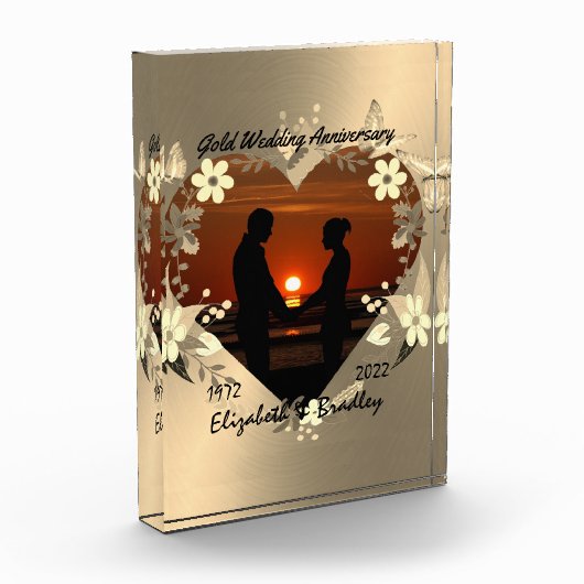 Speciaal 50e Gold Jubileum Foto Gift (Links)