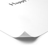 Speciaal 50e verjaardag Foto Collage Poster (Hoek)