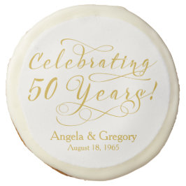 Speciaal 50th Wedding Jubileum Gold White