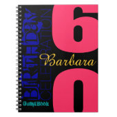 Speciaal 60e Birthday POP Guest Book Notitieboek (Voorkant)