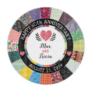 Speciaal 60e Jubileum, patchwork-kwilt Snijplank