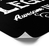 Speciaal 60e verjaardag, 1961  zwart poster (Hoek)